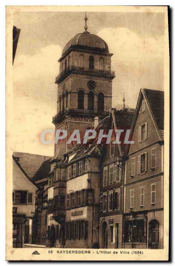 CPA Kaysersberg l'Hotel de Ville 