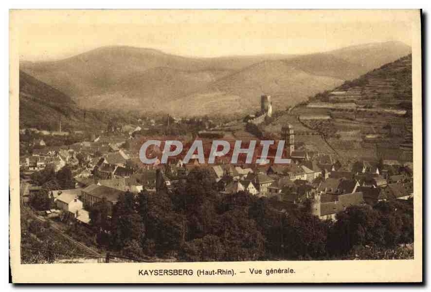CPA Kaysersberg Haut Rhin Vue generale
