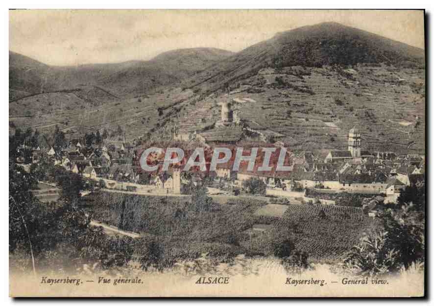 CPA Alsace Kaysersberg Vue generale