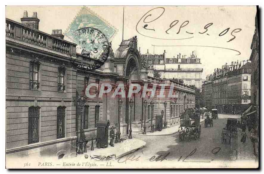 CPA Paris Entree de l'Elysee 