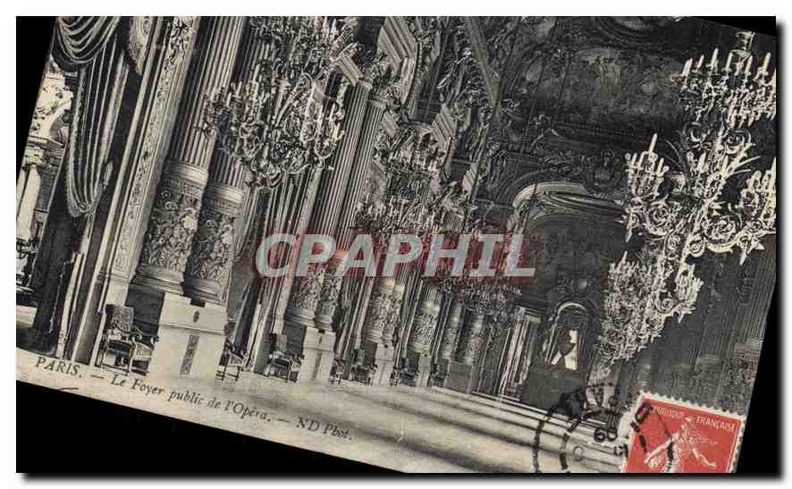CPA Paris Le Foyer public de l'Opera 
