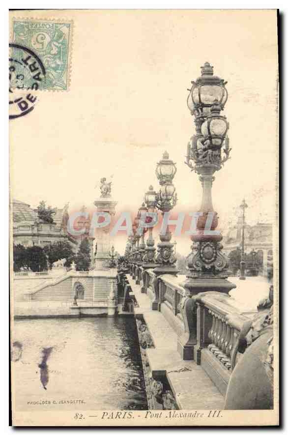 CPA Paris Pont Alexandre III 
