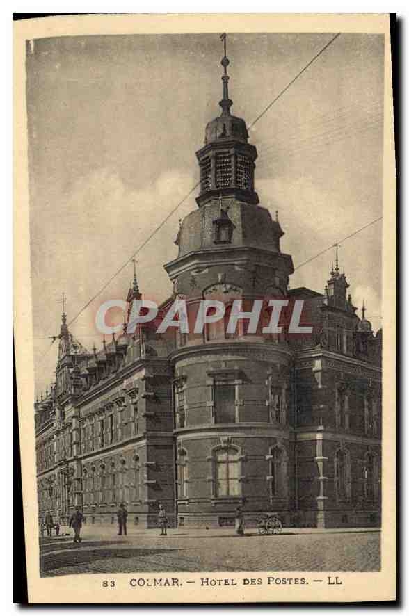 CPA Colmar Hotel des postes 