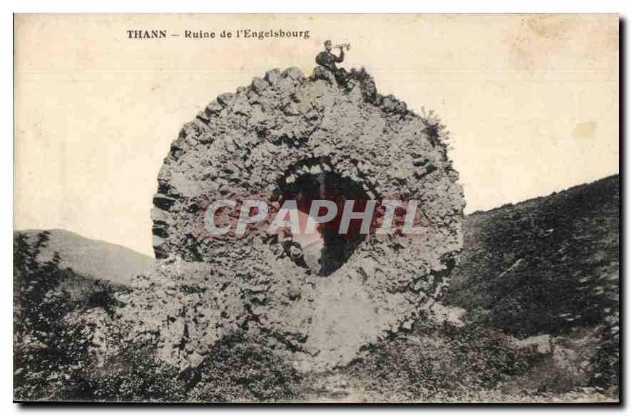 CPA Thann Ruine de l'Engelsbourg 