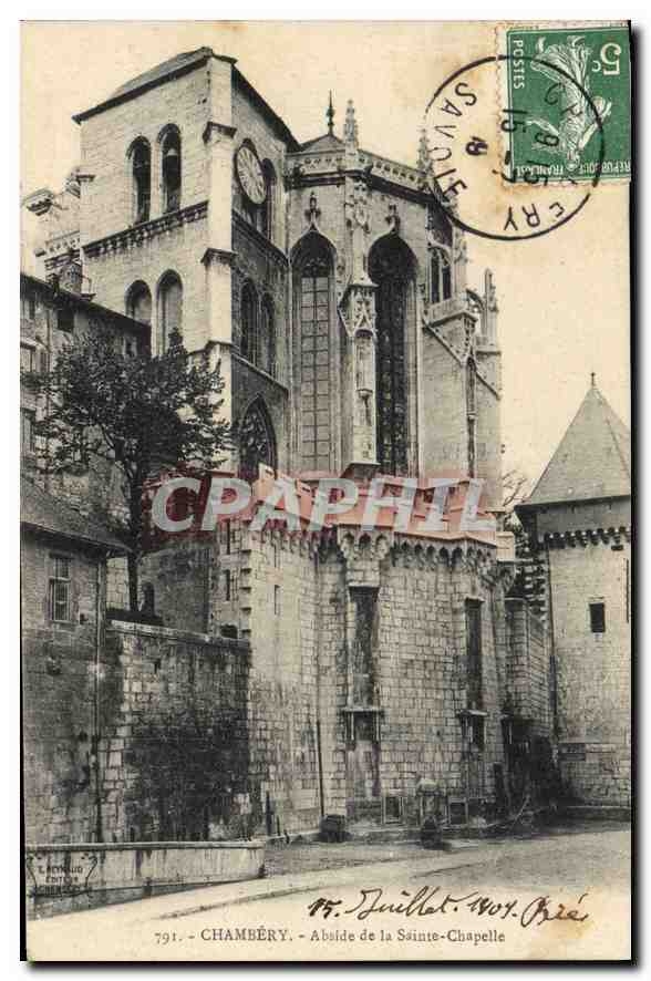 CPA Chambery Abside de la Sainte Chapelle 
