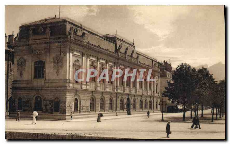 CPA Chambery Bibliotheque 