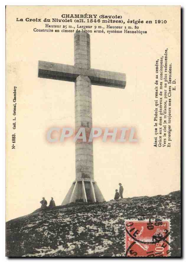 CPA Chambery Savoie La Croix du Nivolet 