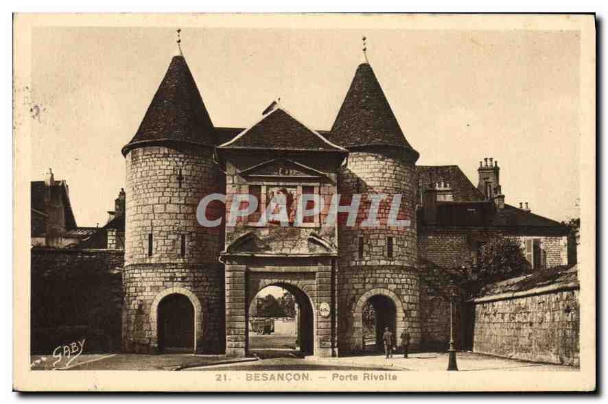 CPA Besancon Porte Rivolte 