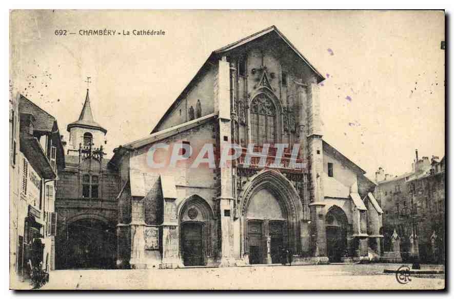 CPA Chambery La Cathedrale 