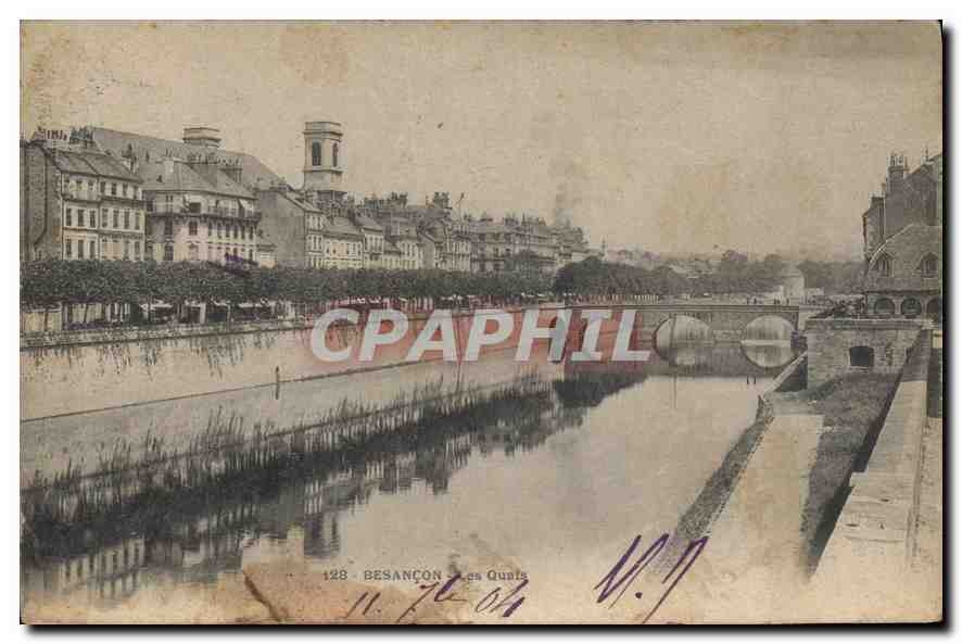 CPA Besancon les Quais 