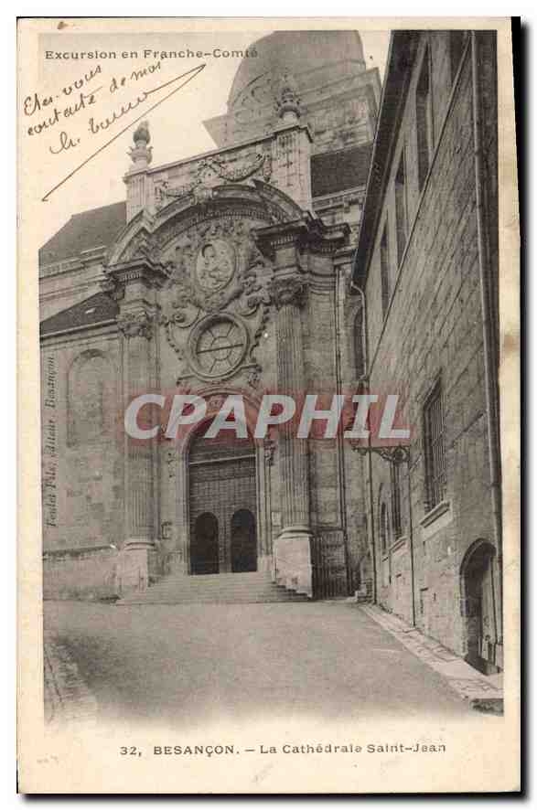 CPA Besancon La Cathedrale Saint Jean 