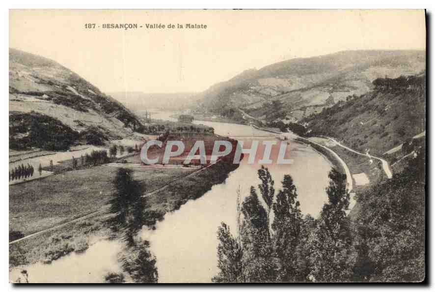 CPA Besancon Vallee de la Malate 