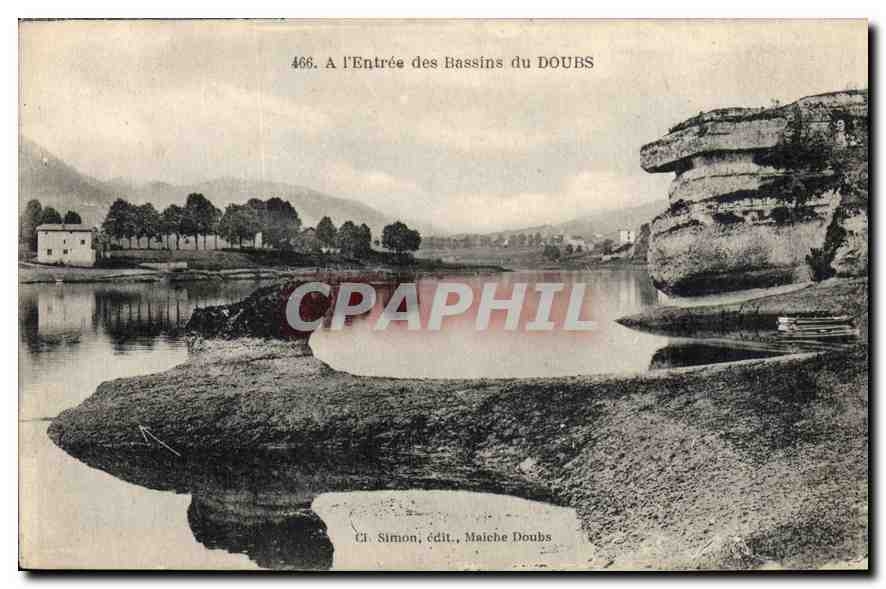 CPA A L'Entree des Bassins du Doubs 
