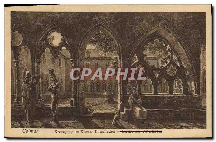 CPA Colmar Cloitre des Unterlinden 