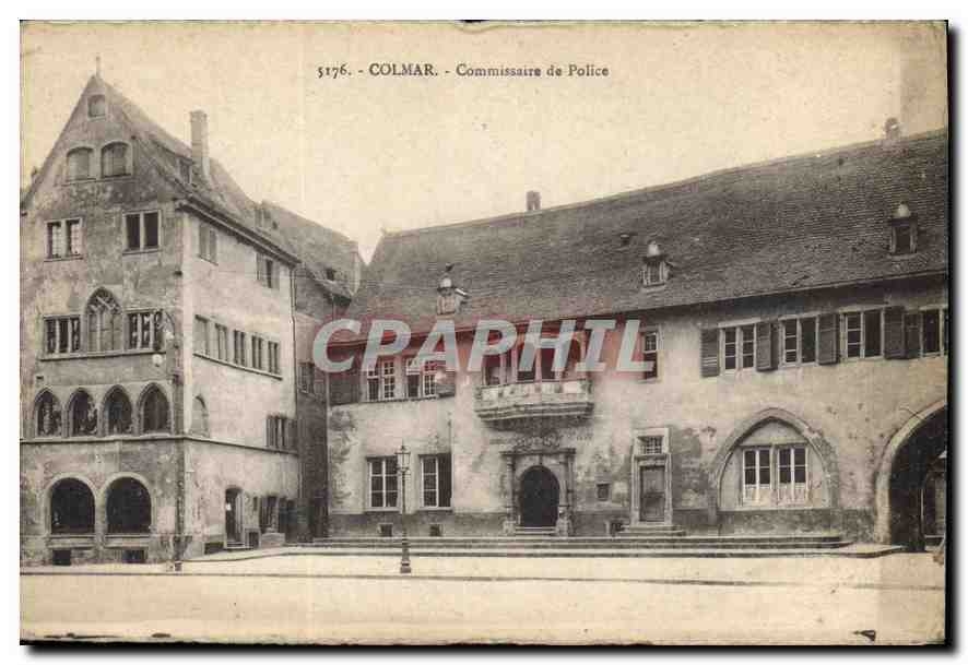 CPA Colmar Commissaire de Police 