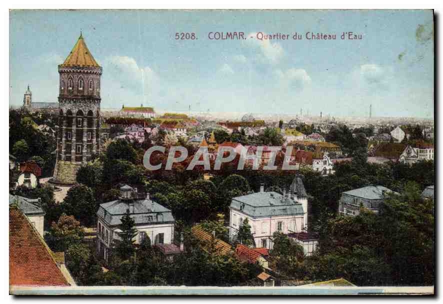 CPA Colmar Quartier du chateau d'Eau 