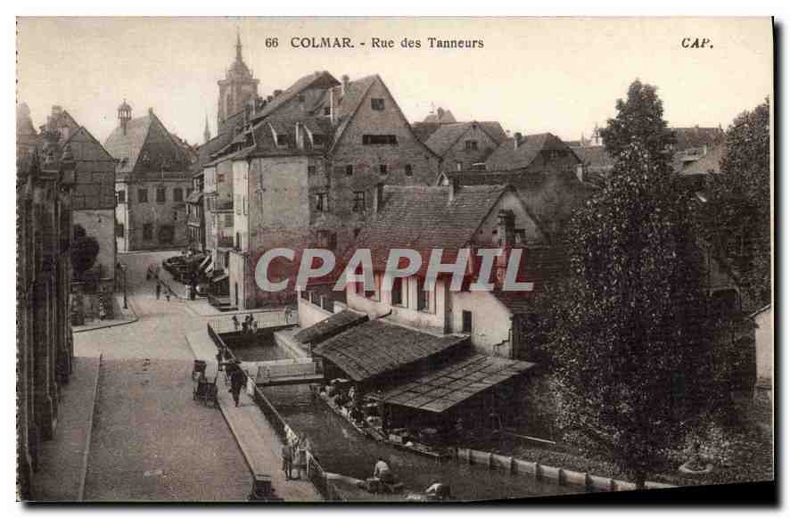 CPA Colmar rue des Tanneurs 