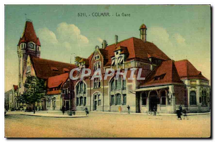 CPA Colmar la Gare 