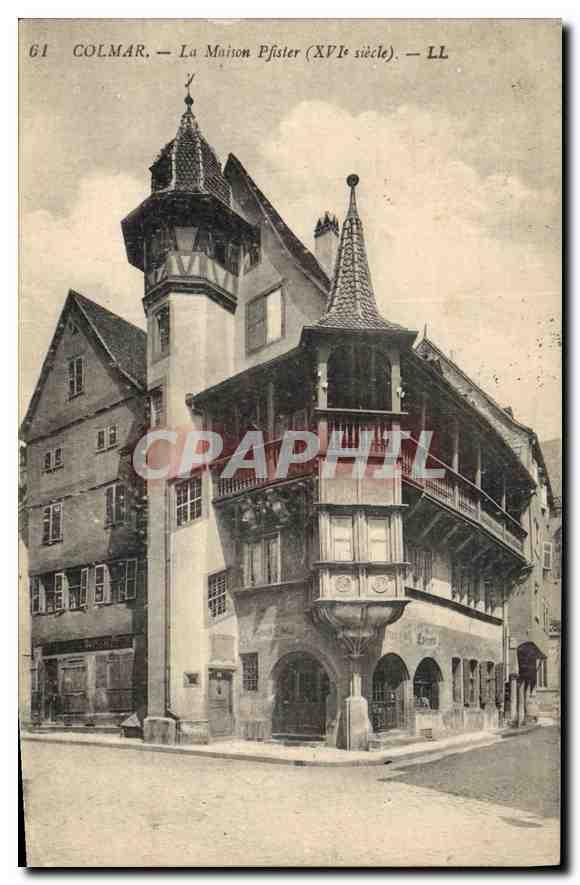 CPA Colmar la Maison Pfister XVI siecle 