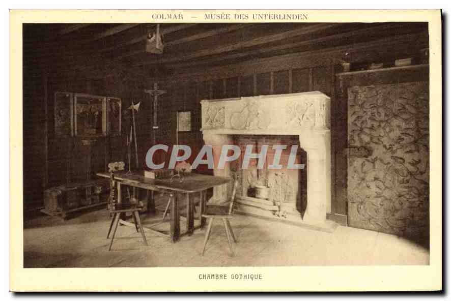 CPA Colmar Musee des Unterlinden 
