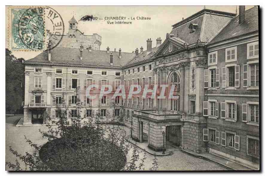 CPA Chambery le chateau vue interieur 