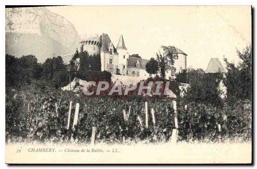 CPA Chambery chateau de la Bathie 
