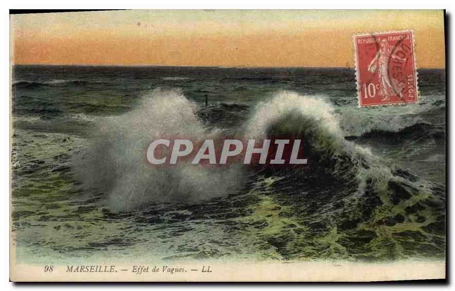 CPA Marseille Effet de Vagues 