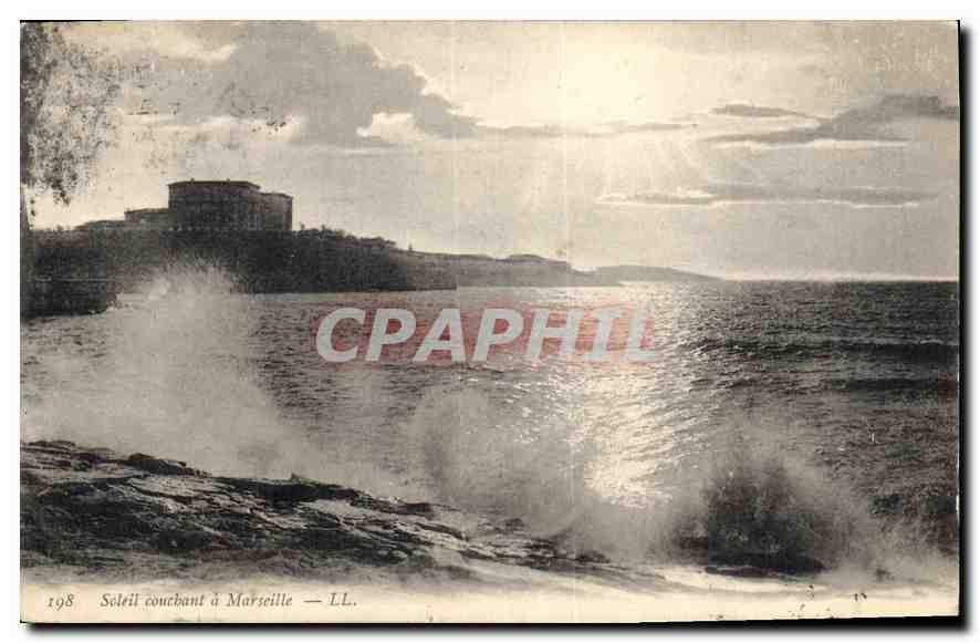 CPA Soleil Couchant a Marseille 
