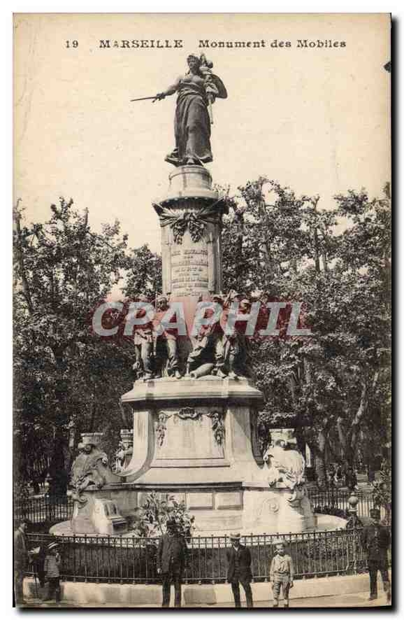 CPA Marseille Monument des Mobiles