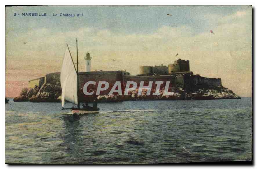 CPA Marseille le chateau d'If