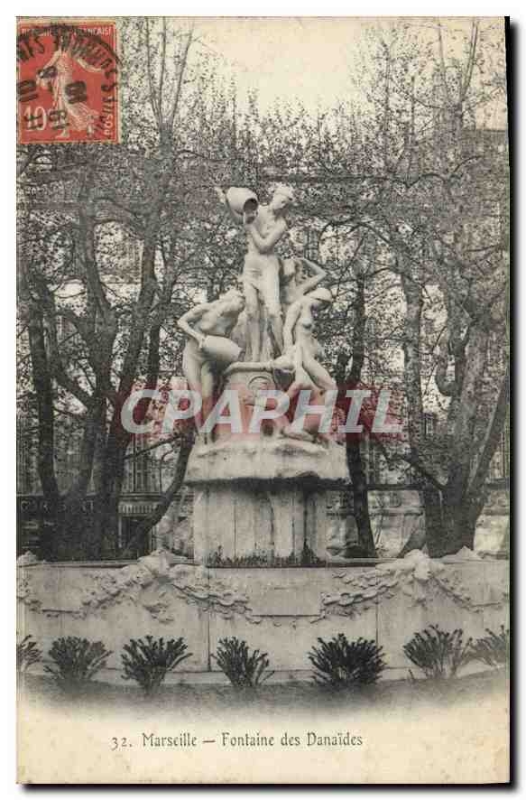 CPA Marseille Fontaine des Danaides 