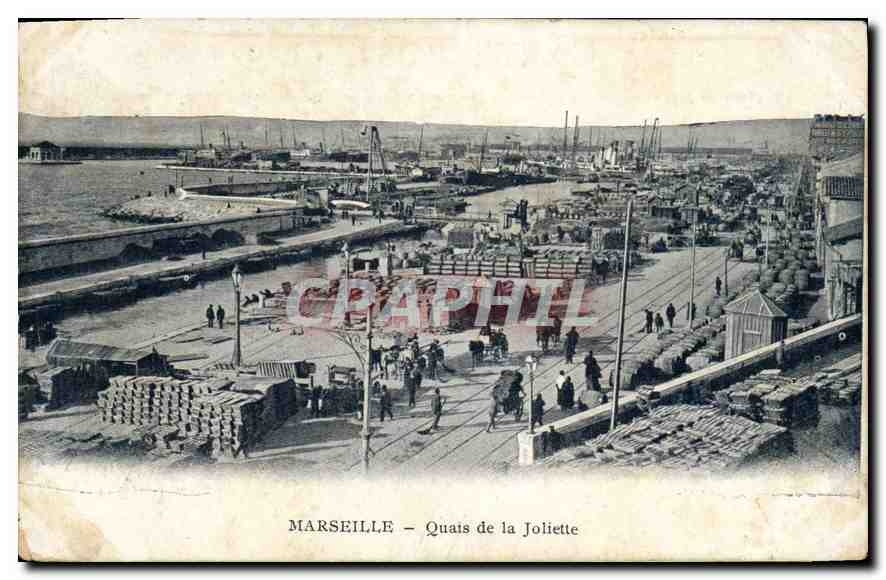 CPA Marseille Quais de la Joliette 