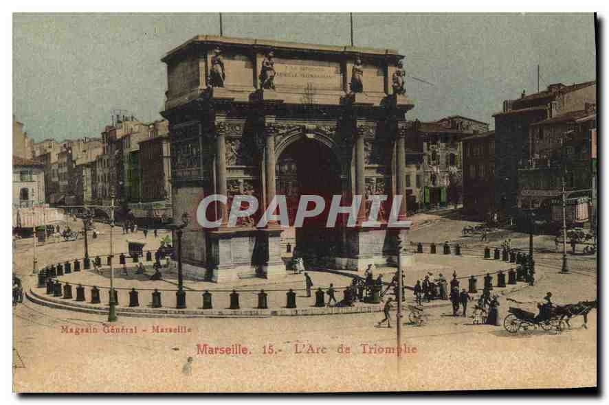 CPA Marseille l'Arc de Triomphe 