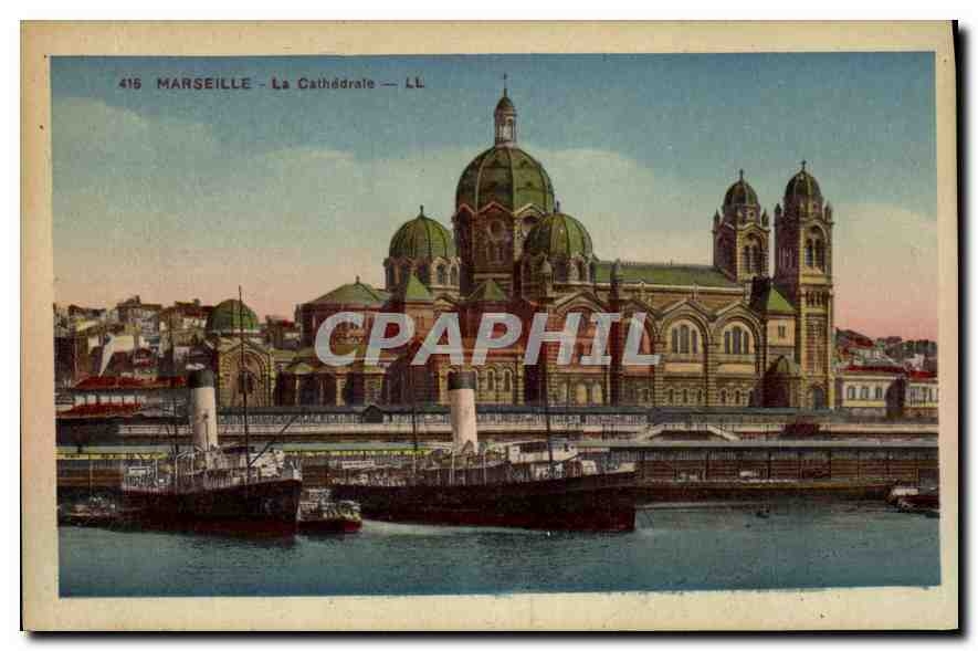 CPA Marseille la cathedrale 