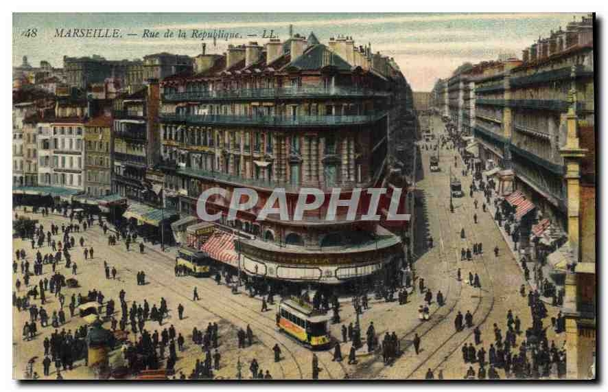 CPA Marseille rue de la Republique 