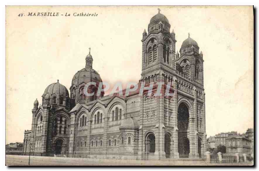 CPA Marseille la cathedrale 