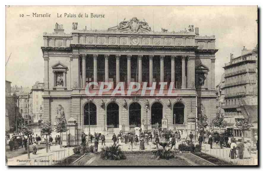 CPA Marseille le palais de la Bourse 