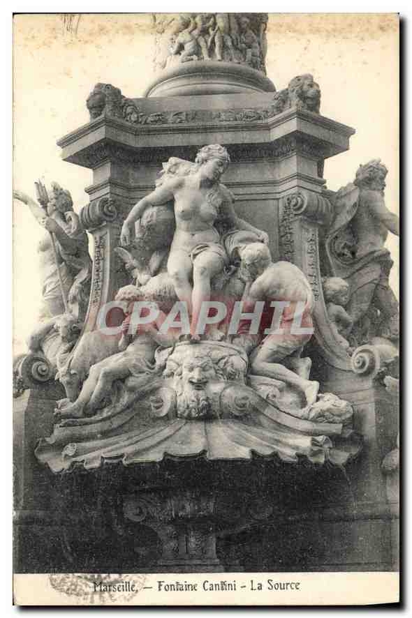 CPA Marseille Fontaine Cantini la Source 