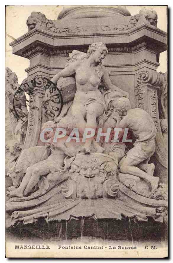 CPA Marseille Fontaine Cantini la Source 