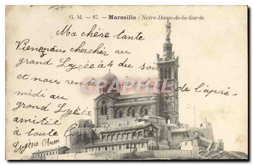 CPA Marseille Notre Dame de la Garde 