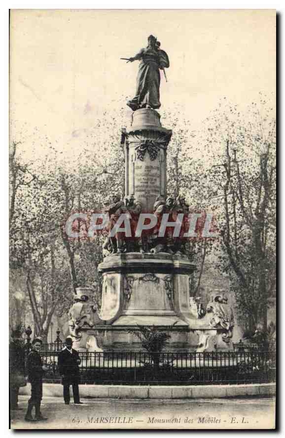 CPA Marseille Monument des Mobiles 