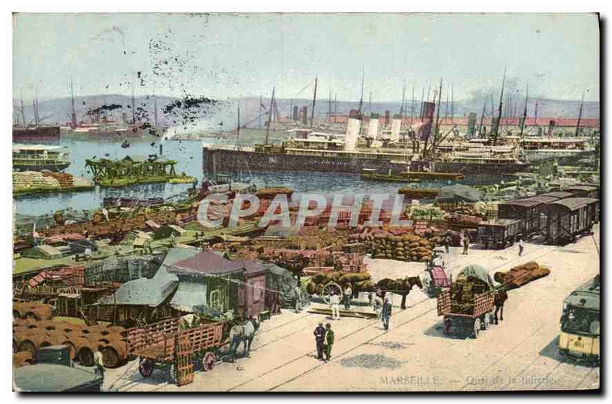 CPA Marseille Quai de la Joliette 