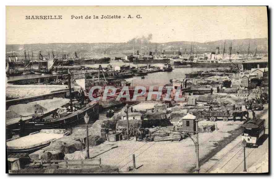 CPA Marseille port de la Joliette 