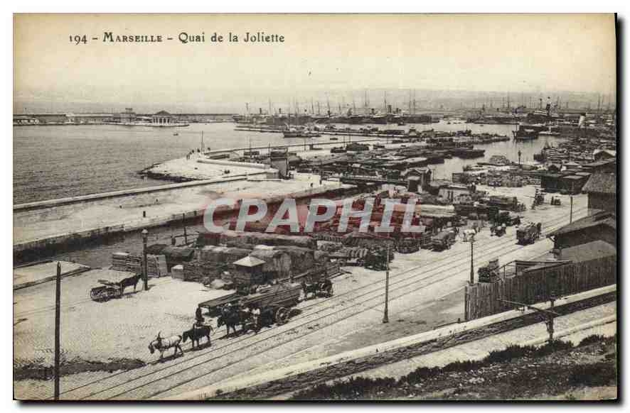 CPA Marseille Quai de la Joliette 