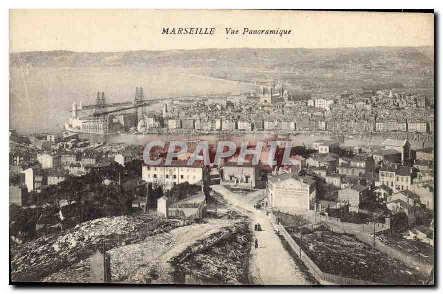 CPA Marseille vue panoramique 