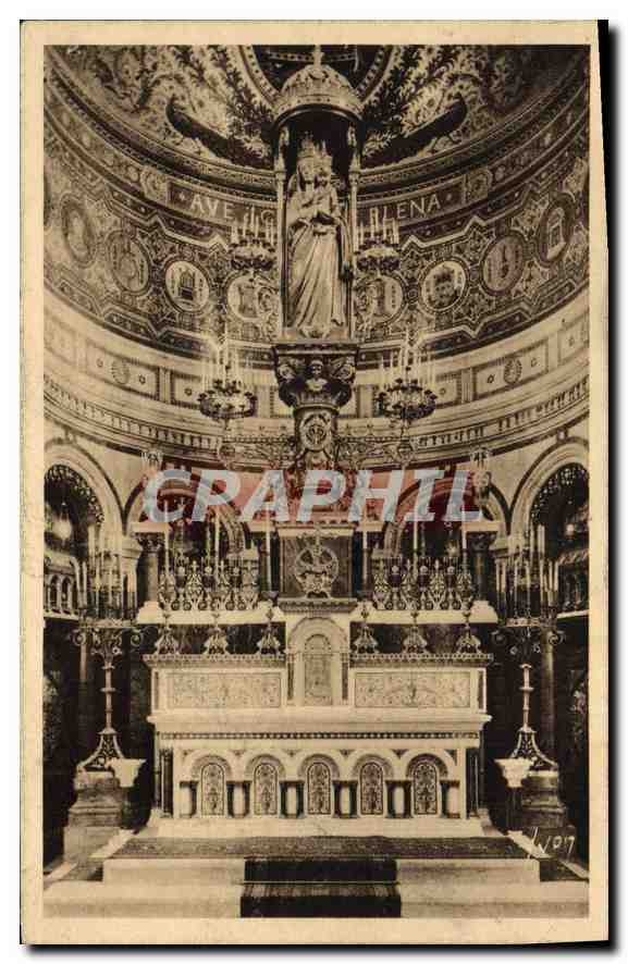 CPA Marseille Bouches du Rhone Notre Dame de la Garde le Maitre Autel de la Basilique 