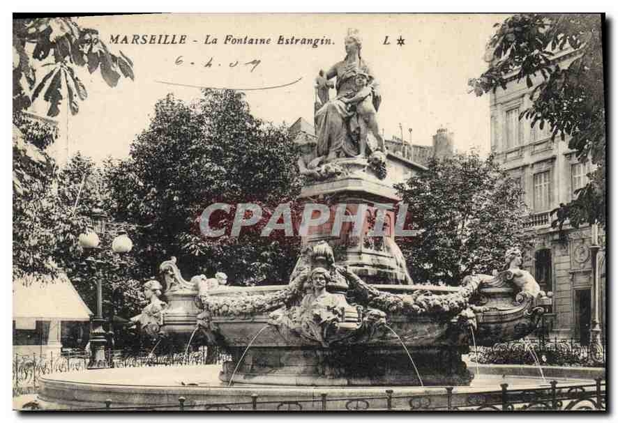 CPA Marseille la Fontaine Estrangin 