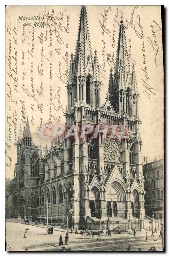 CPA Marseille Eglise des Reformes 