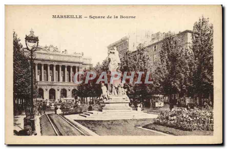CPA Marseille Square de la Bourse 