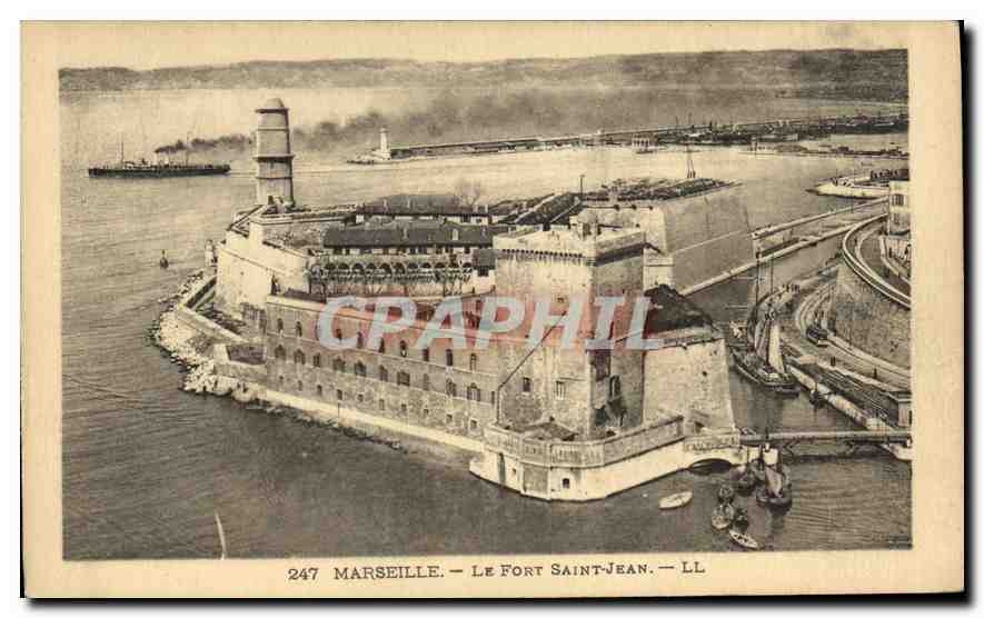 CPA Marseille le Fort Saint Jean 